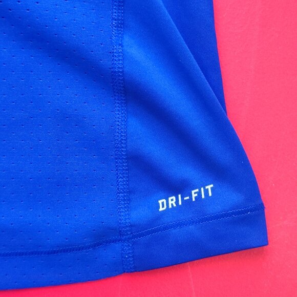 Nike Pro Dri-fit cross back athletic / running tank top blue women's size M - Picture 7 of 7